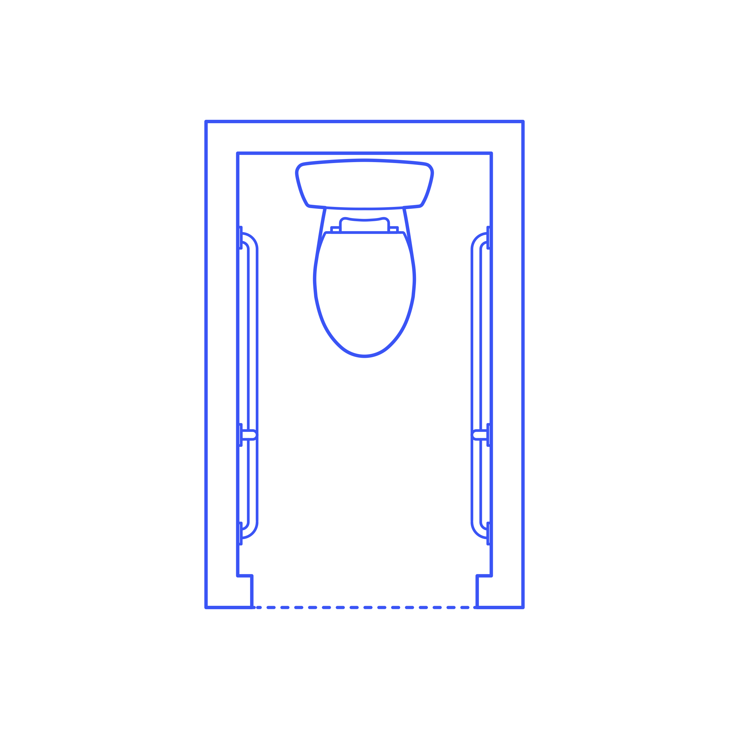 Layouts Bathrooms Quarter Accessible Toilet Ambulatory Icon Svg Vector Free Vectors